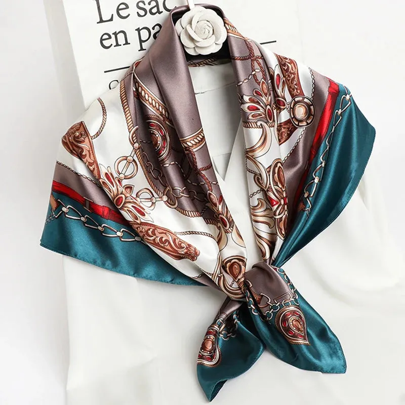 90*90cm Square Silk Scarf