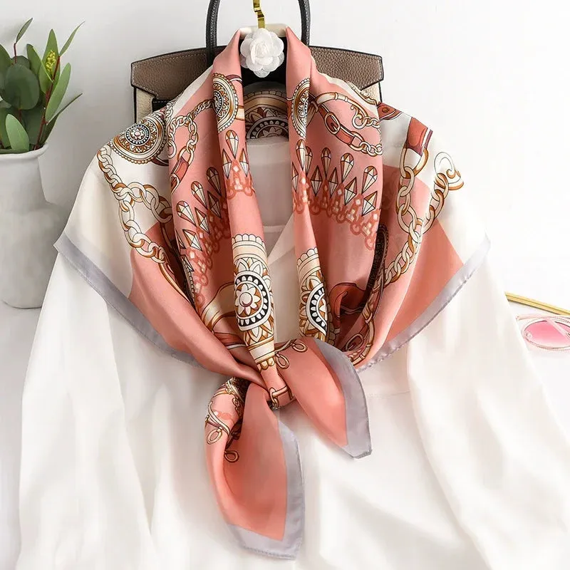 90*90cm Square Silk Scarf