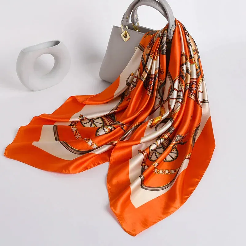 90*90cm Square Silk Scarf