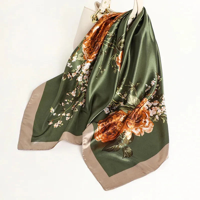 90*90cm Square Silk Scarf