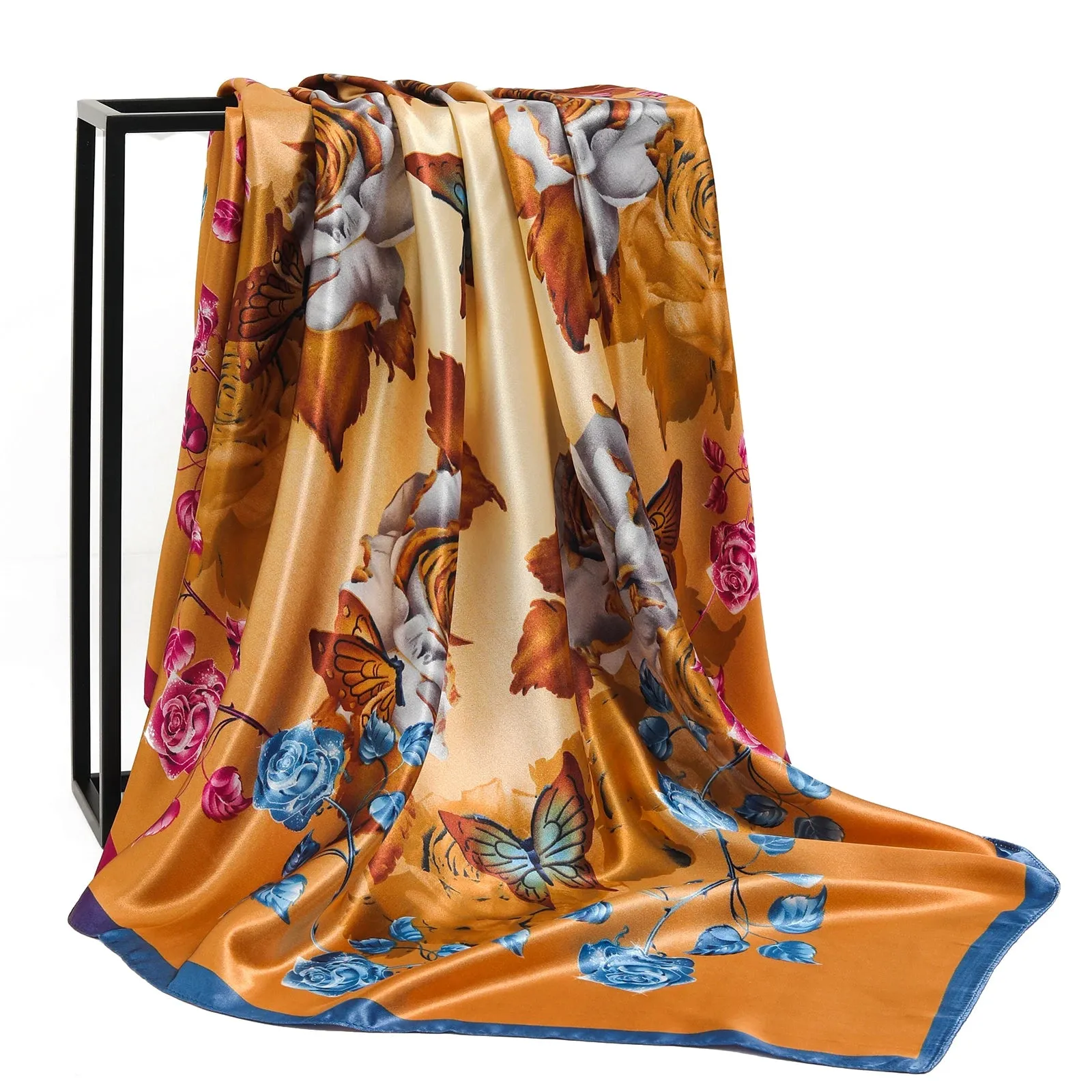 90*90cm Square Silk Scarf