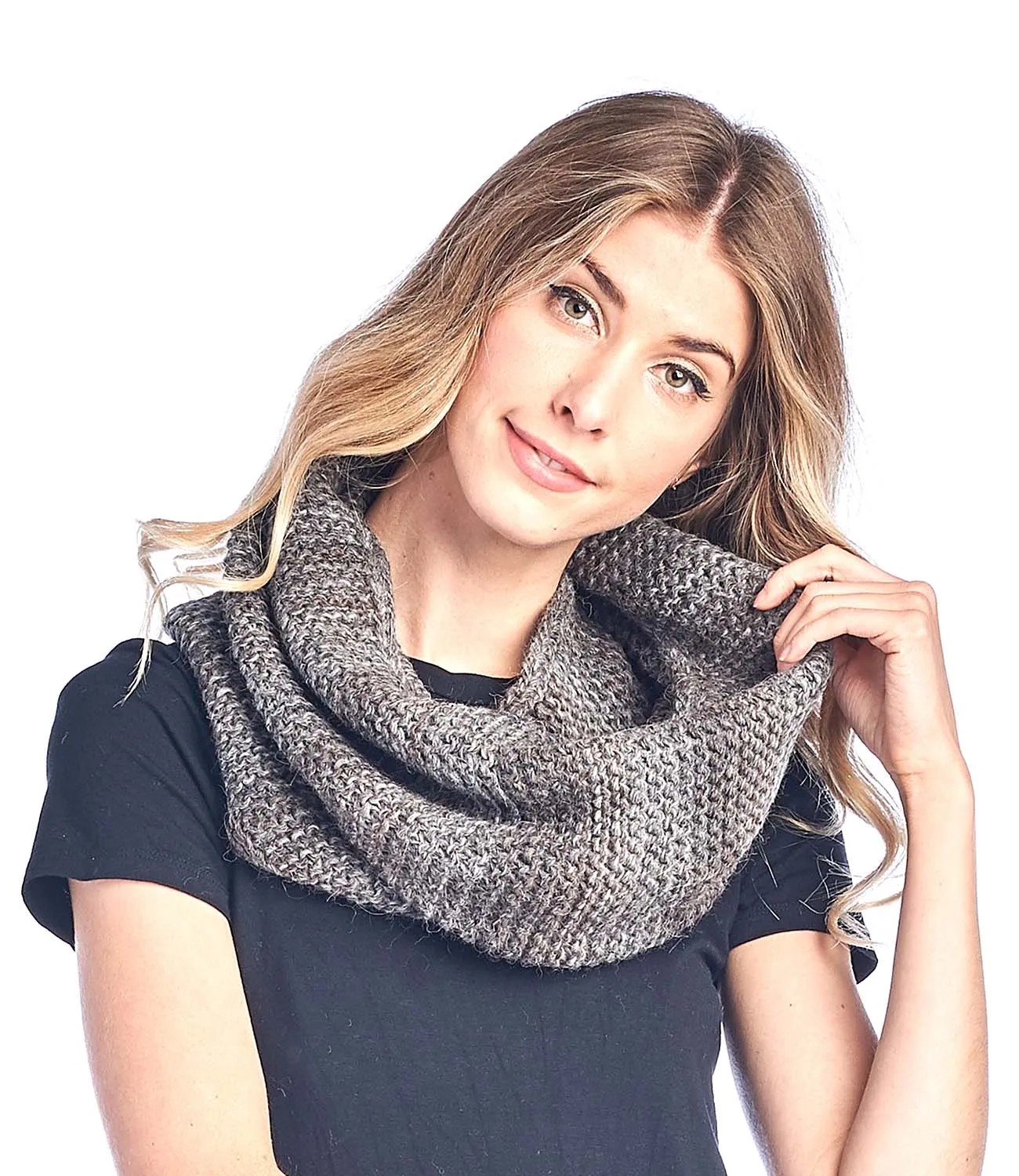 Alpaca Neck Warmer - Highland - Burnt Charcoal