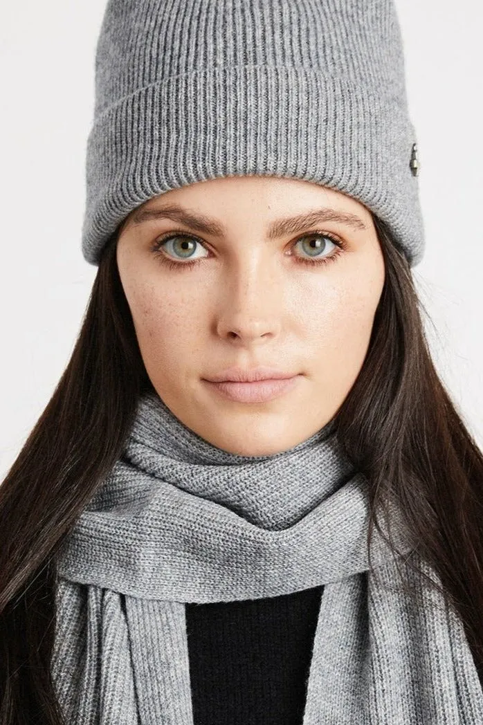   Beryll Cashmere Beanie | Pebble Gray