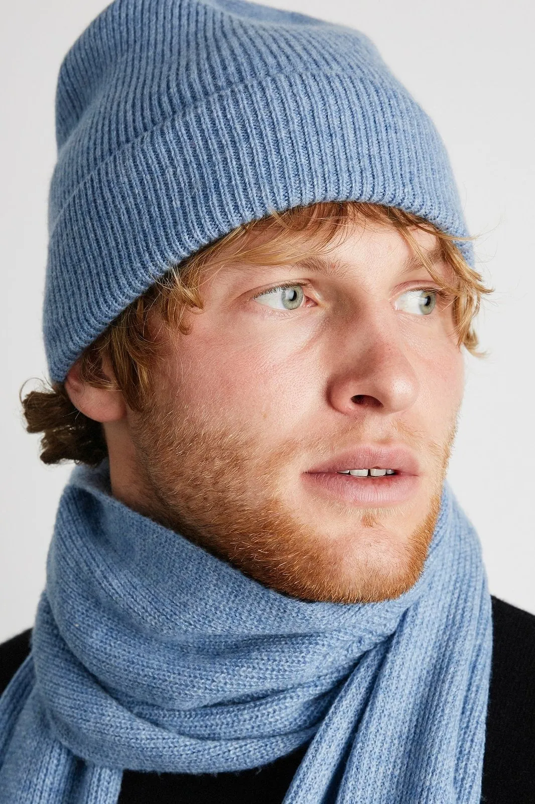   Beryll Cashmere Beanie | Sky Blue