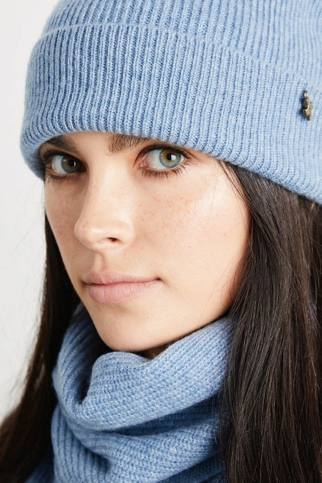   Beryll Cashmere Beanie | Sky Blue