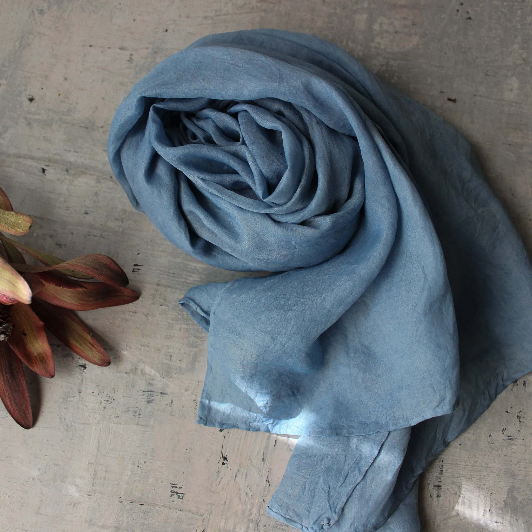 Botanical Dye Silk Scarves