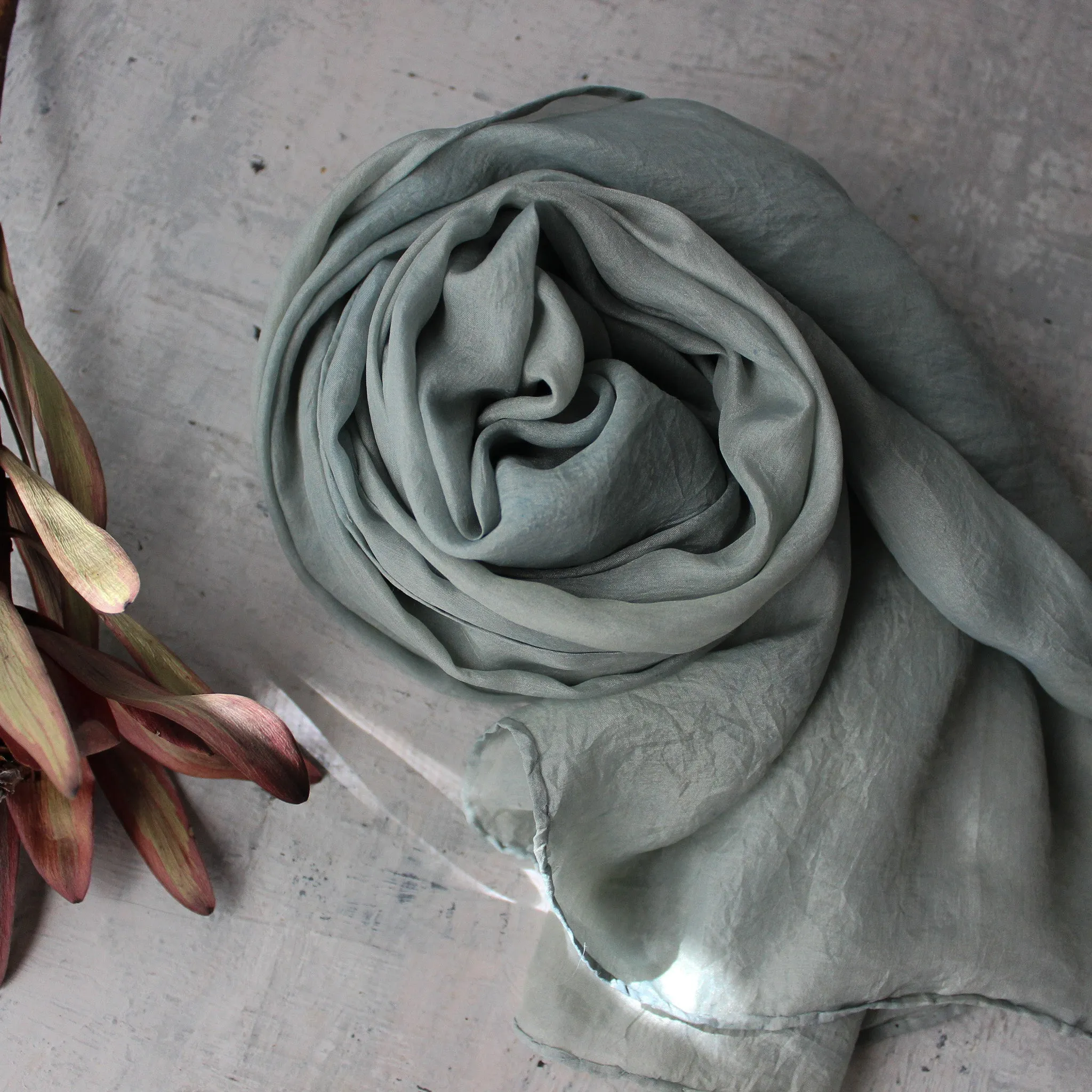 Botanical Dye Silk Scarves