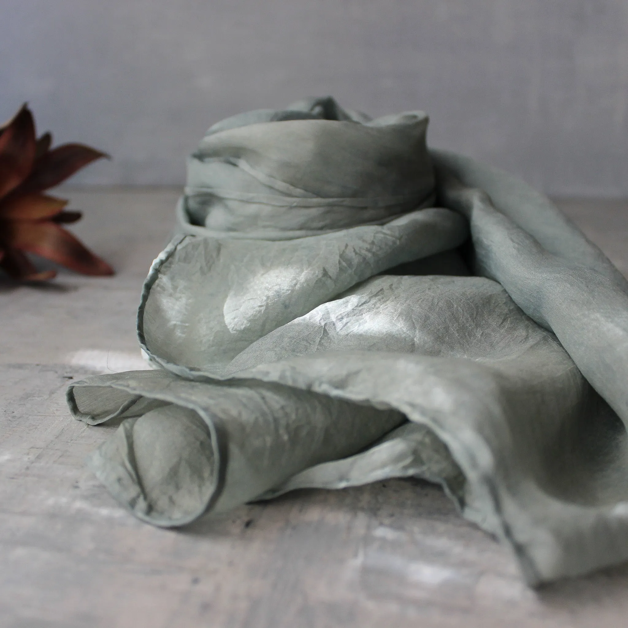 Botanical Dye Silk Scarves