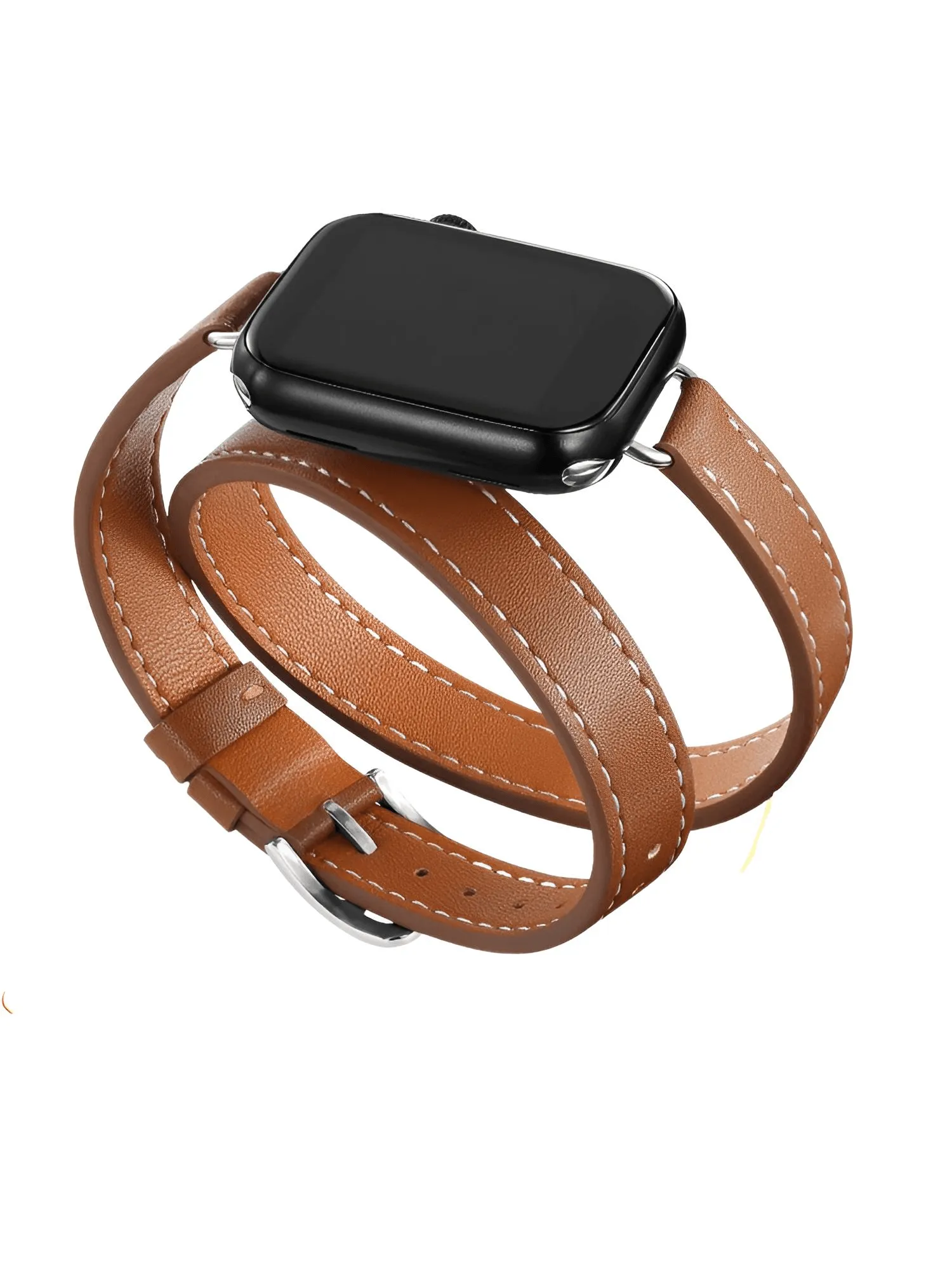 Double Tour Leather Strap Apple Watch