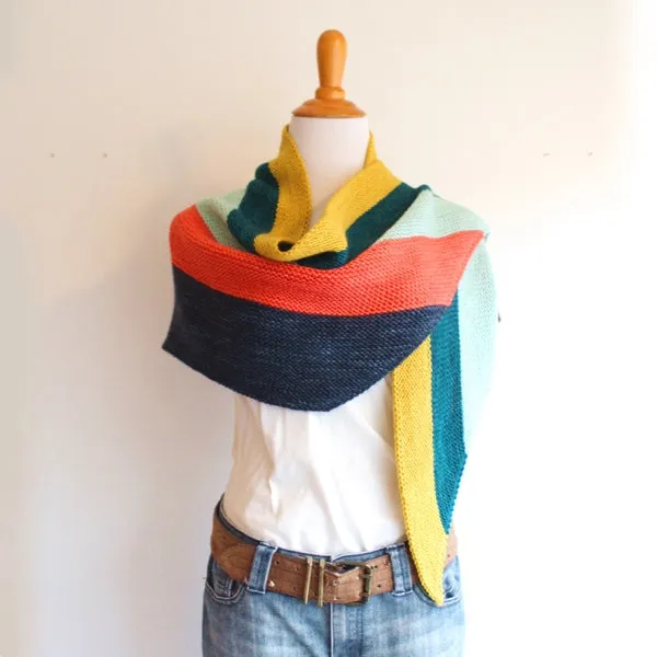 Easy Garter Scarfy-Wrap Pattern FREE