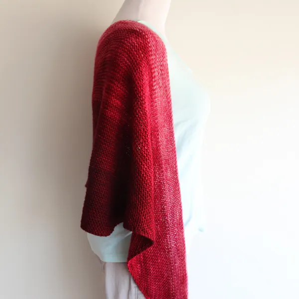 Easy Garter Scarfy-Wrap Pattern FREE