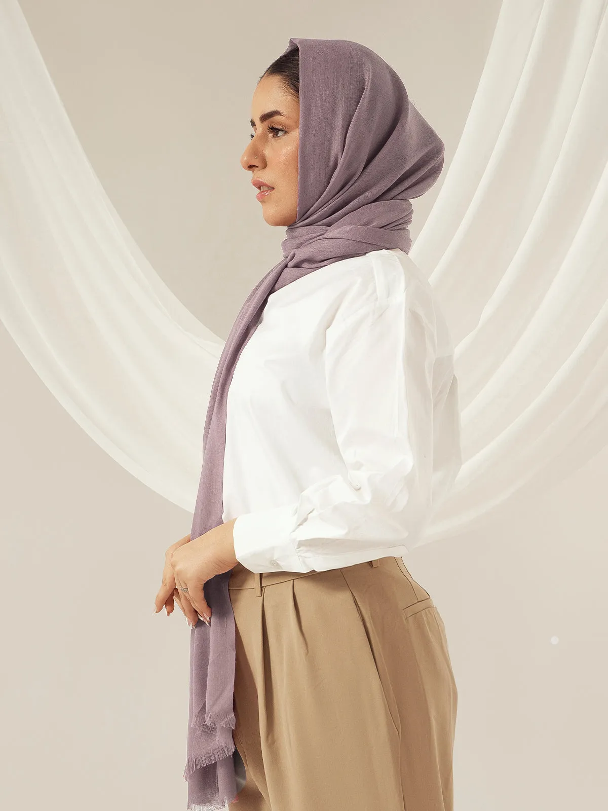 Eco-Luxe Scarves & Hijabs - Teapink