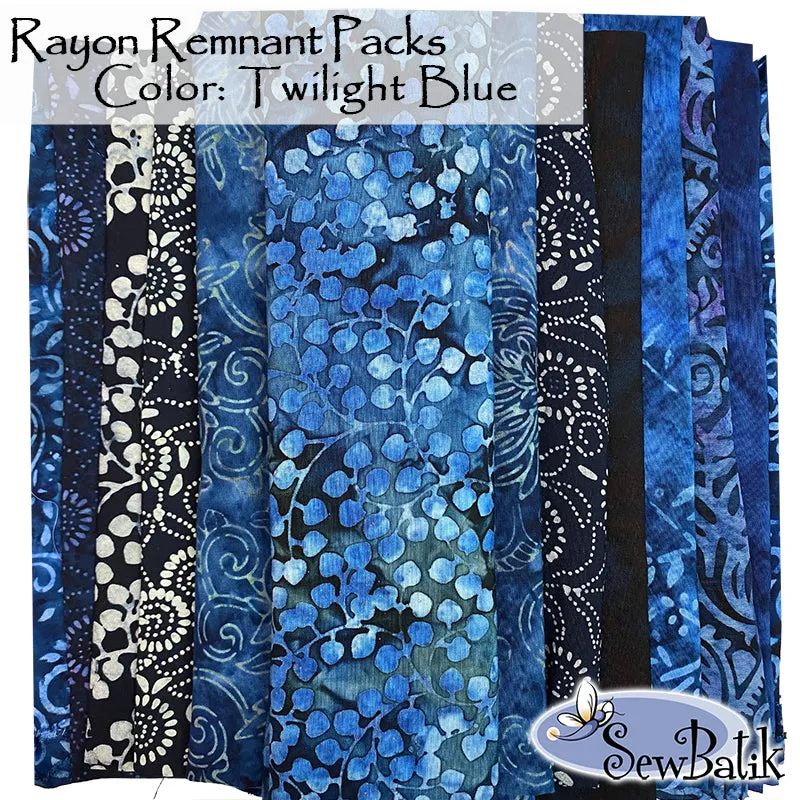 Fashion Duo:  Stylish Rayon Remnant Shawl / Scarf