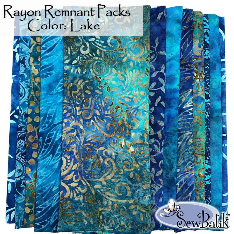 Fashion Duo:  Stylish Rayon Remnant Shawl / Scarf