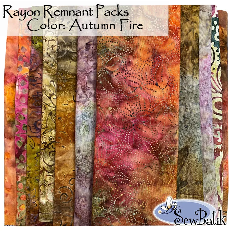 Fashion Duo:  Stylish Rayon Remnant Shawl / Scarf