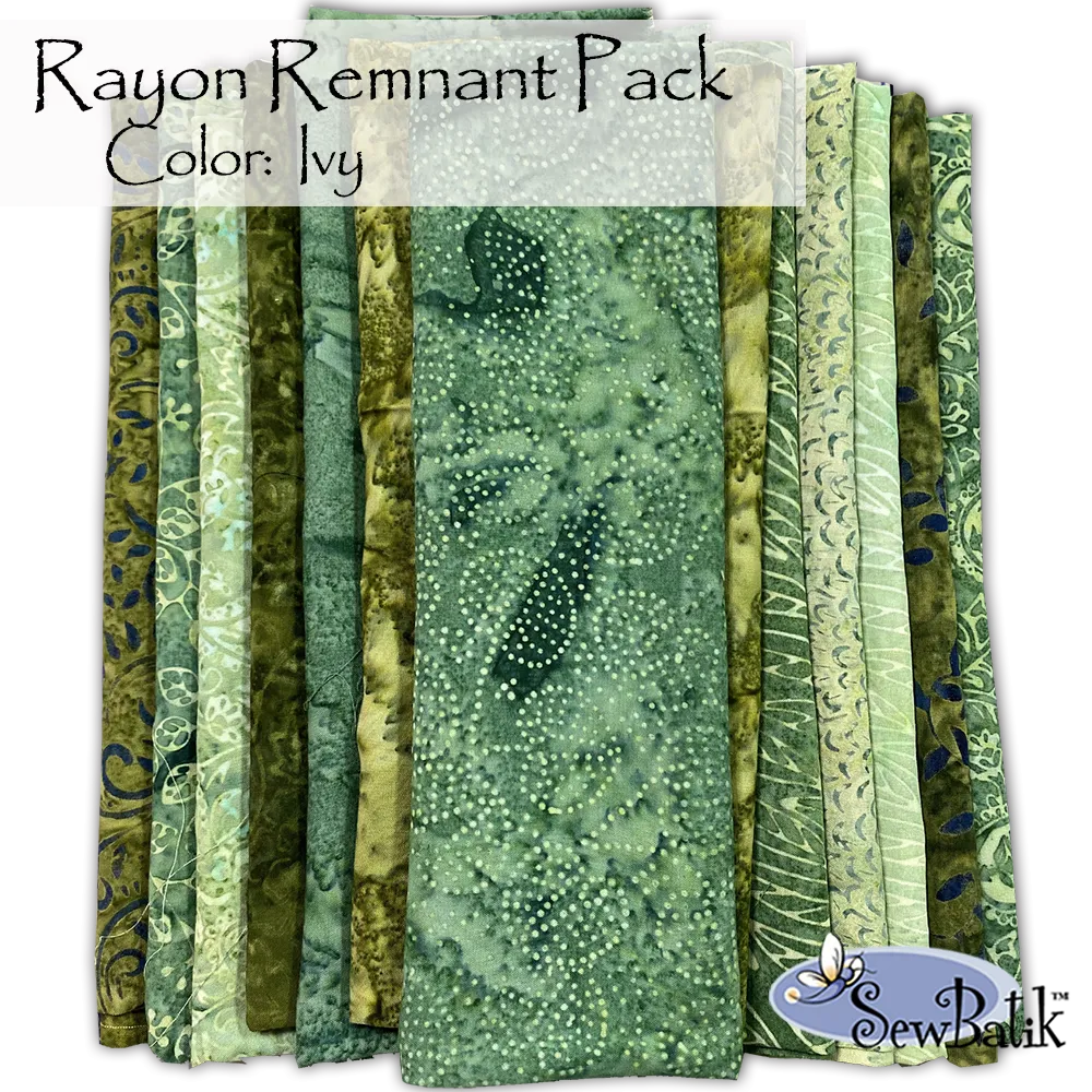 Fashion Duo:  Stylish Rayon Remnant Shawl / Scarf