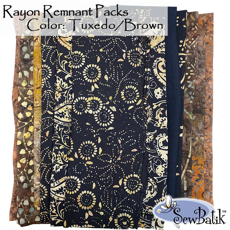 Fashion Duo:  Stylish Rayon Remnant Shawl / Scarf