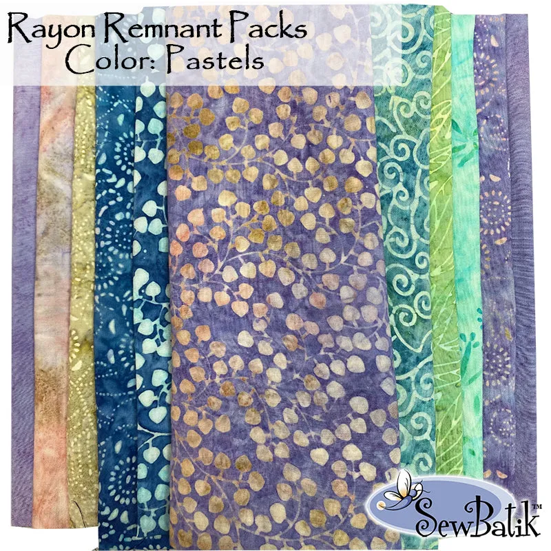 Fashion Duo:  Stylish Rayon Remnant Shawl / Scarf