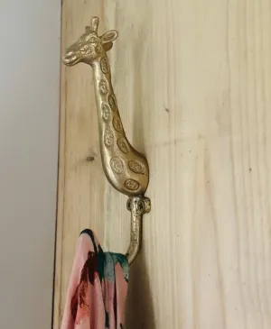 Gloria Brass Giraffe Hook