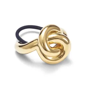 Glossy Knot Pony Cuff in Gold