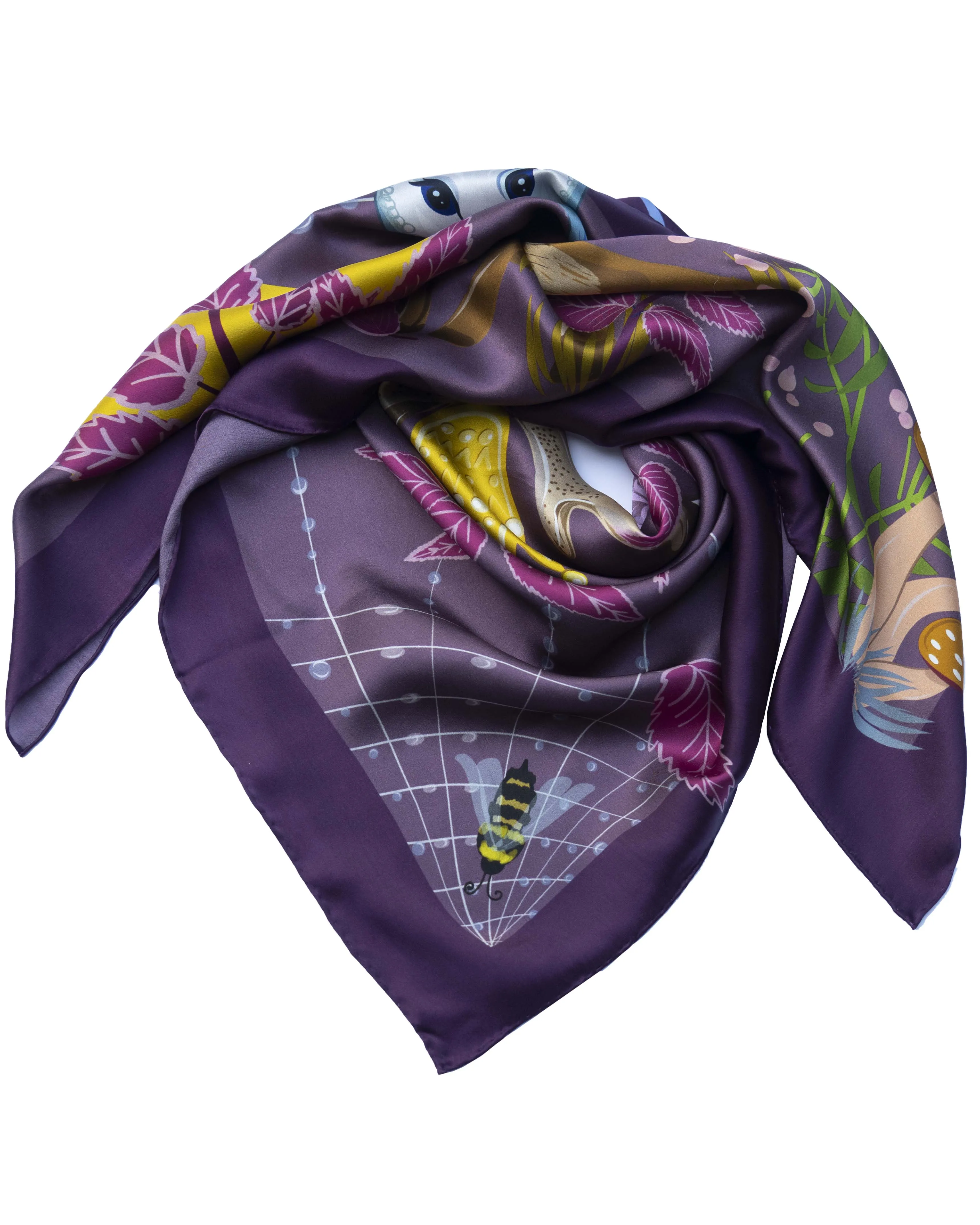 GRACE In The Forest Silk Twill Scarf