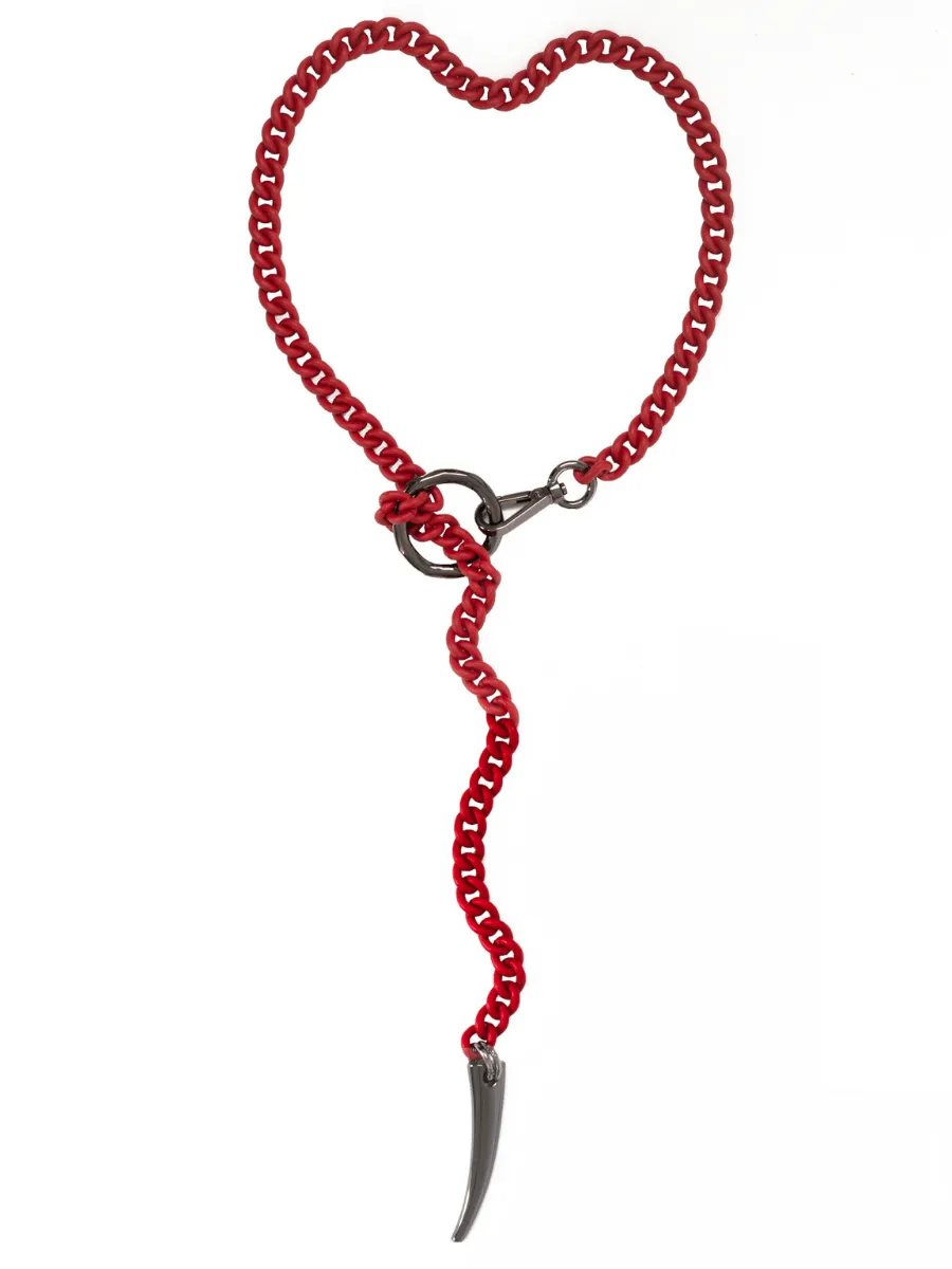 LAST ONES! FORBIDDEN Necklace - Red Matte