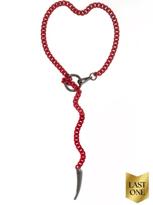 LAST ONES! FORBIDDEN Necklace - Red Matte