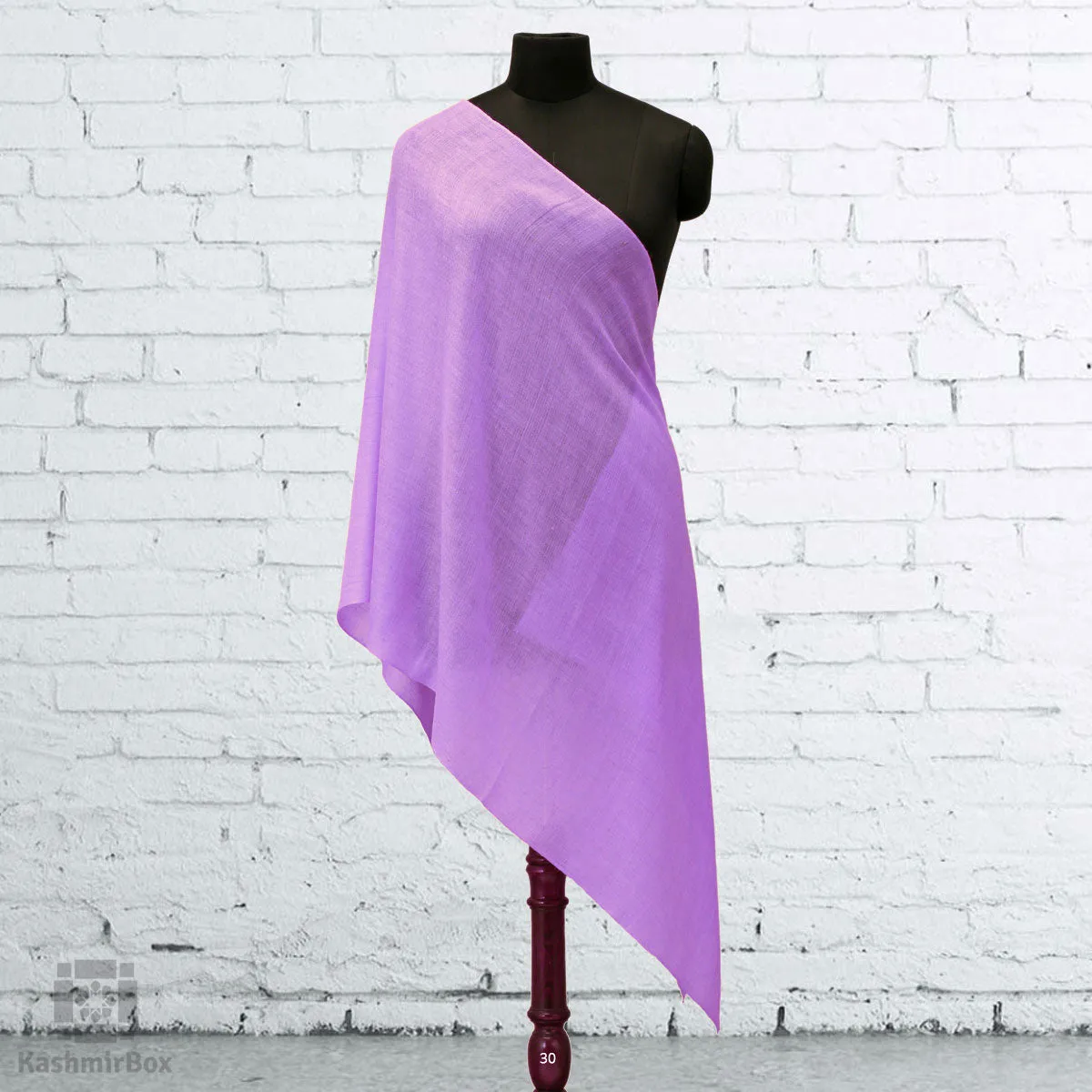 Lavender Purple Wool Stole