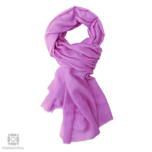 Lavender Purple Wool Stole