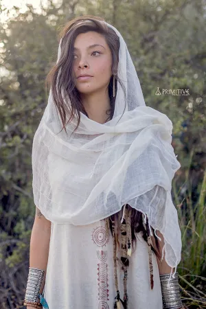 Light Natural Cotton Scarf ⋙⋘