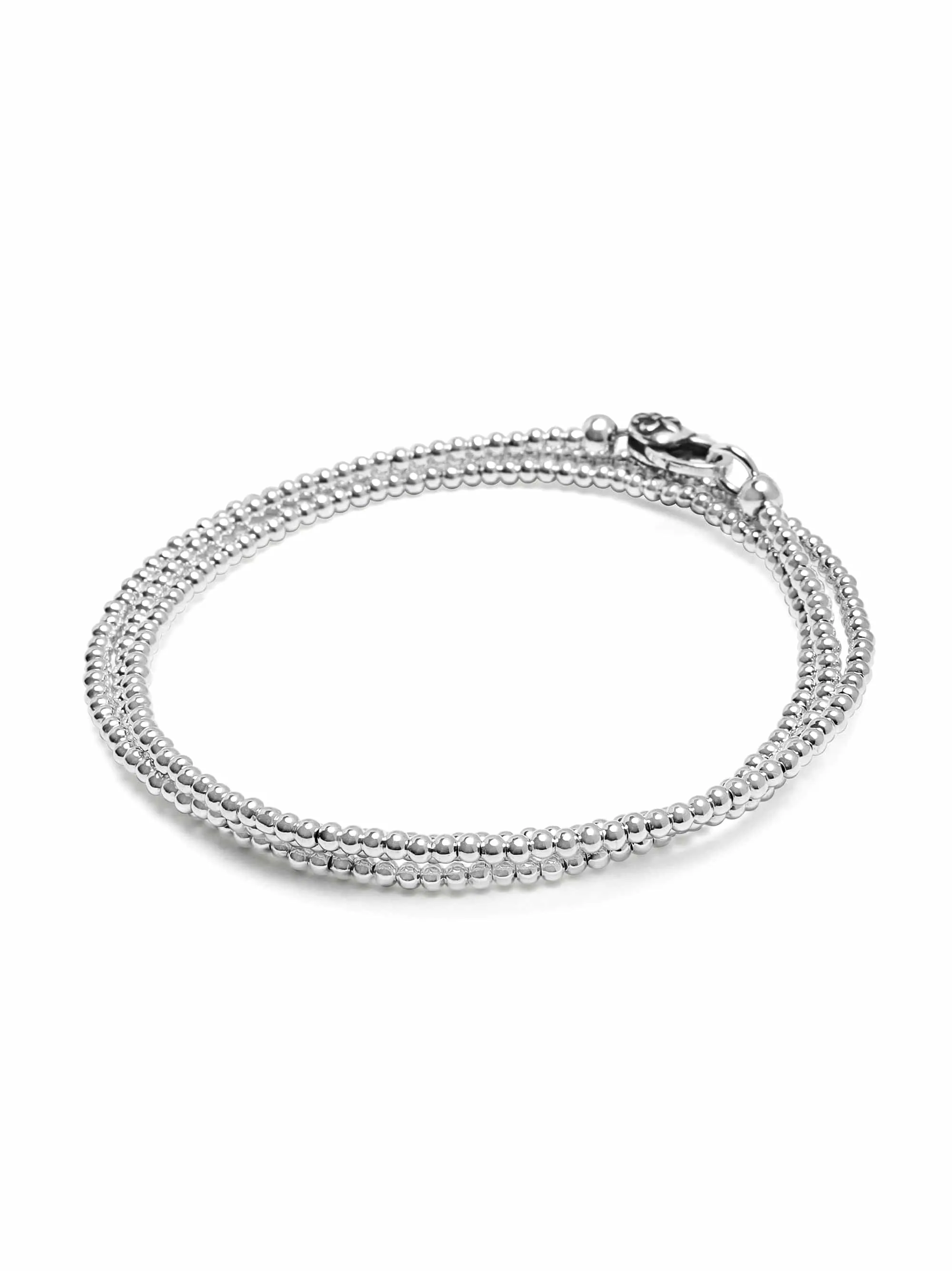 Men's Sterling Silver Wrap-Around Bracelet