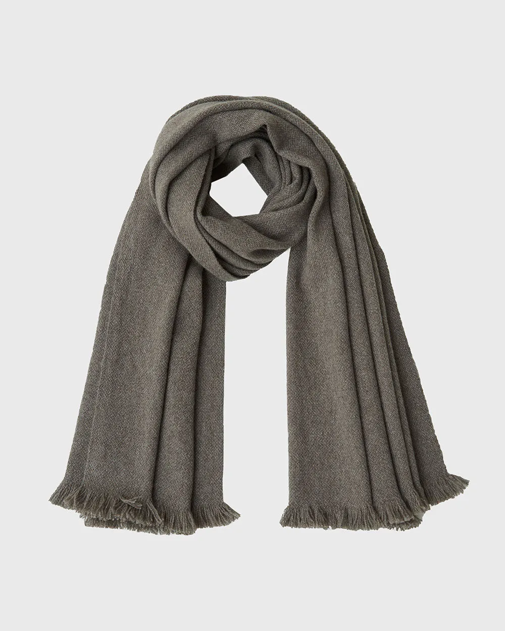 Nomad Classic Scarf (Natural Yak Grey Base)