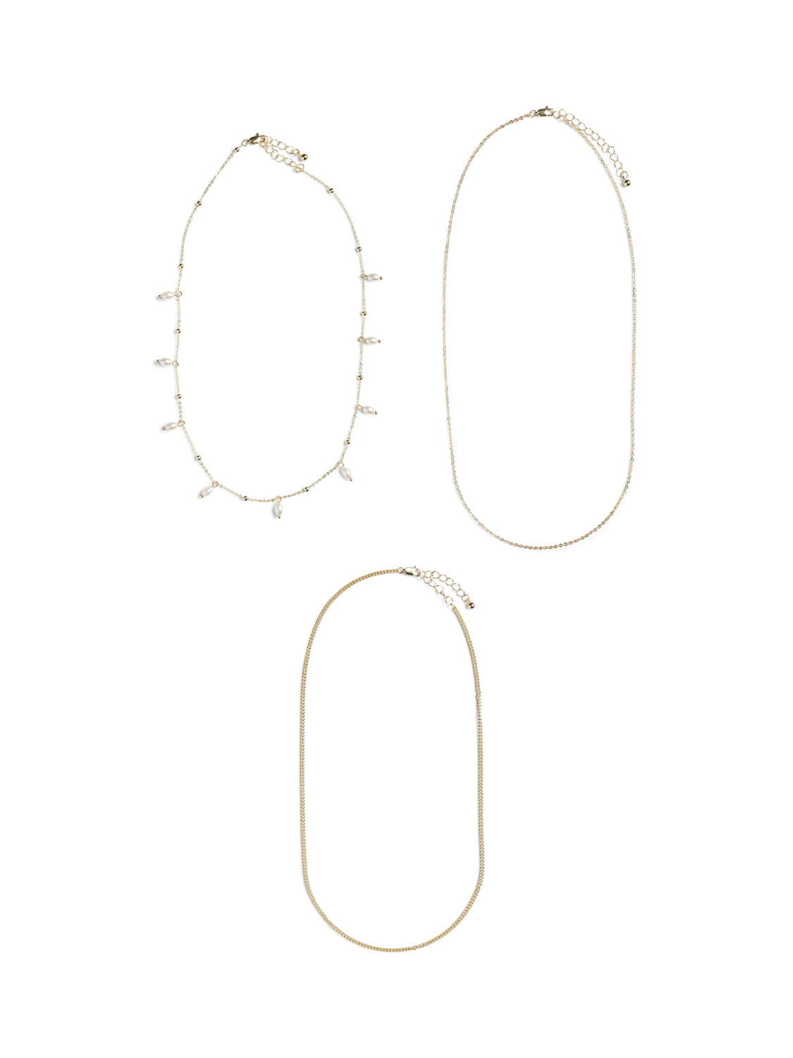 PCNIKOLA Necklace - Gold Colour