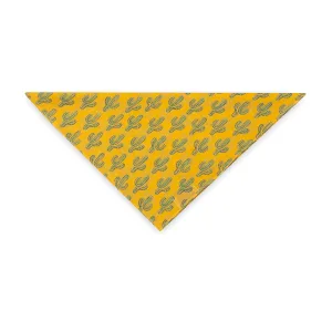 Prickly Pax Marigold Cactus Cotton Bandana