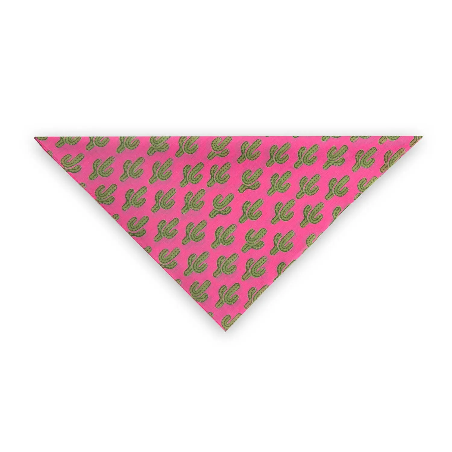 Prickly Pax Pink Cactus Bandana FINAL SALE