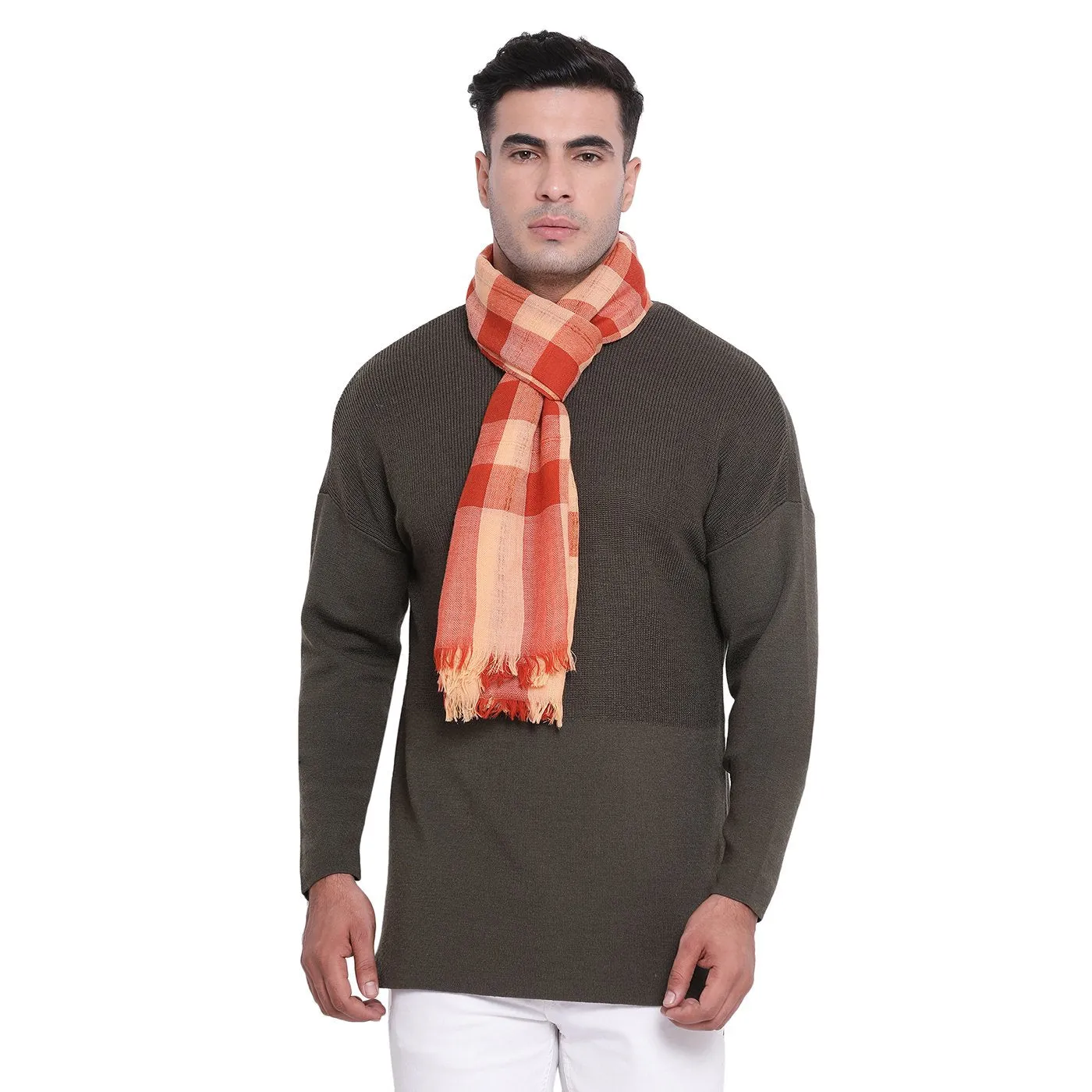 Rupehla Rust Woolen Muffler