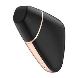 Satisfyer App Enabled Love Triangle Clit Massager Black