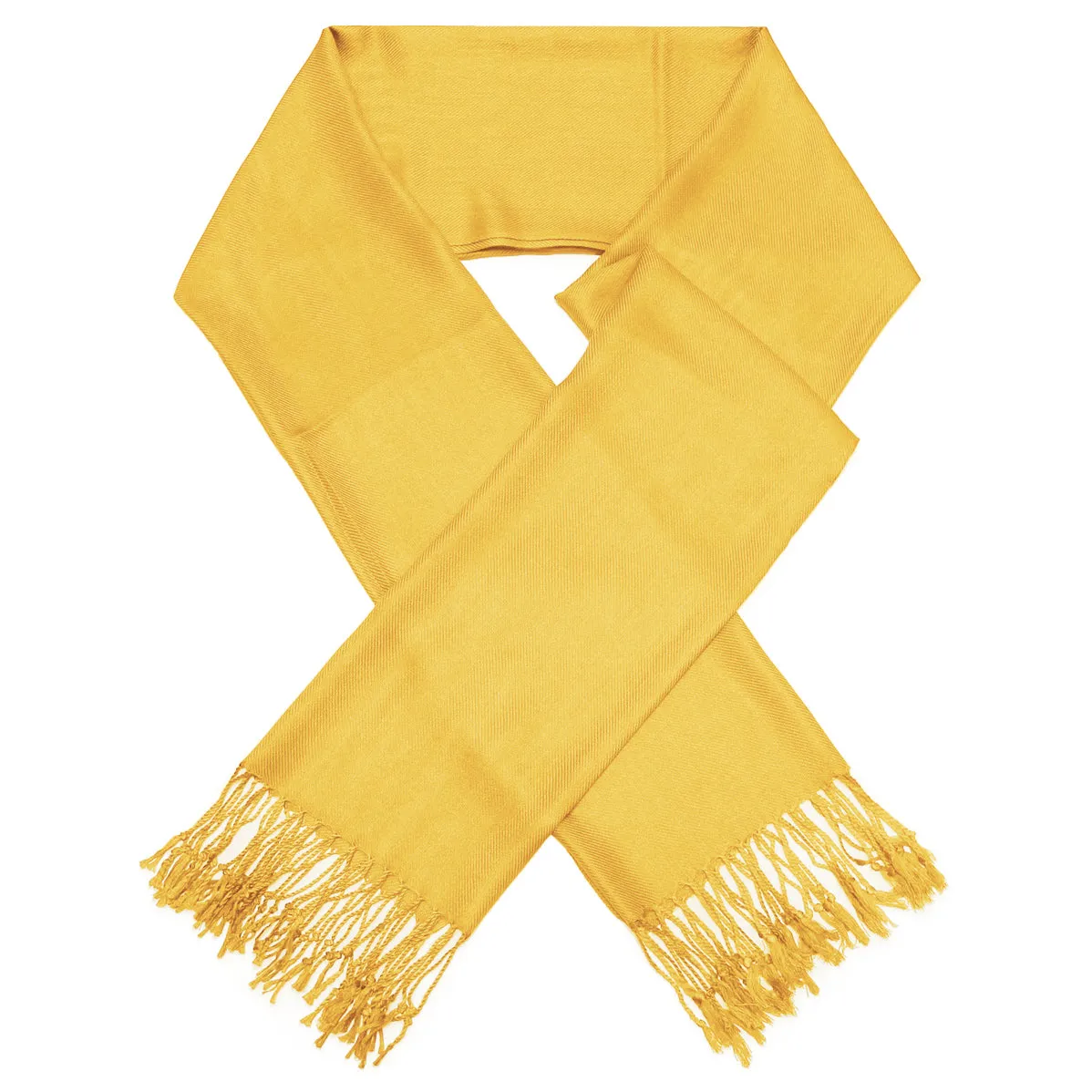 Solid Gold Pashmina Scarves