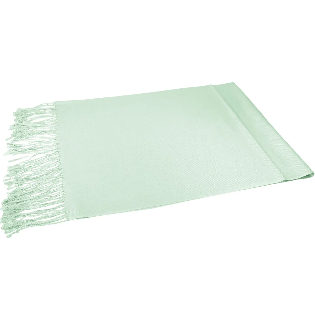 Solid Pale Green Pashmina Scarves