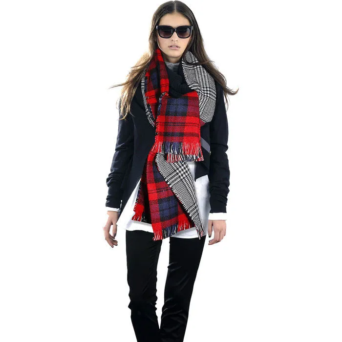 Tartan Reversible Scarf, Scarve