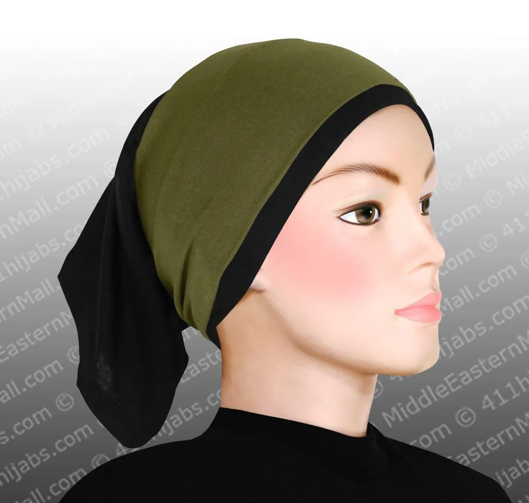 Wholesale SET OF 12  Classic Poly Headbands in 12 Different Colors Black hijab cap is not included CLEARANCE