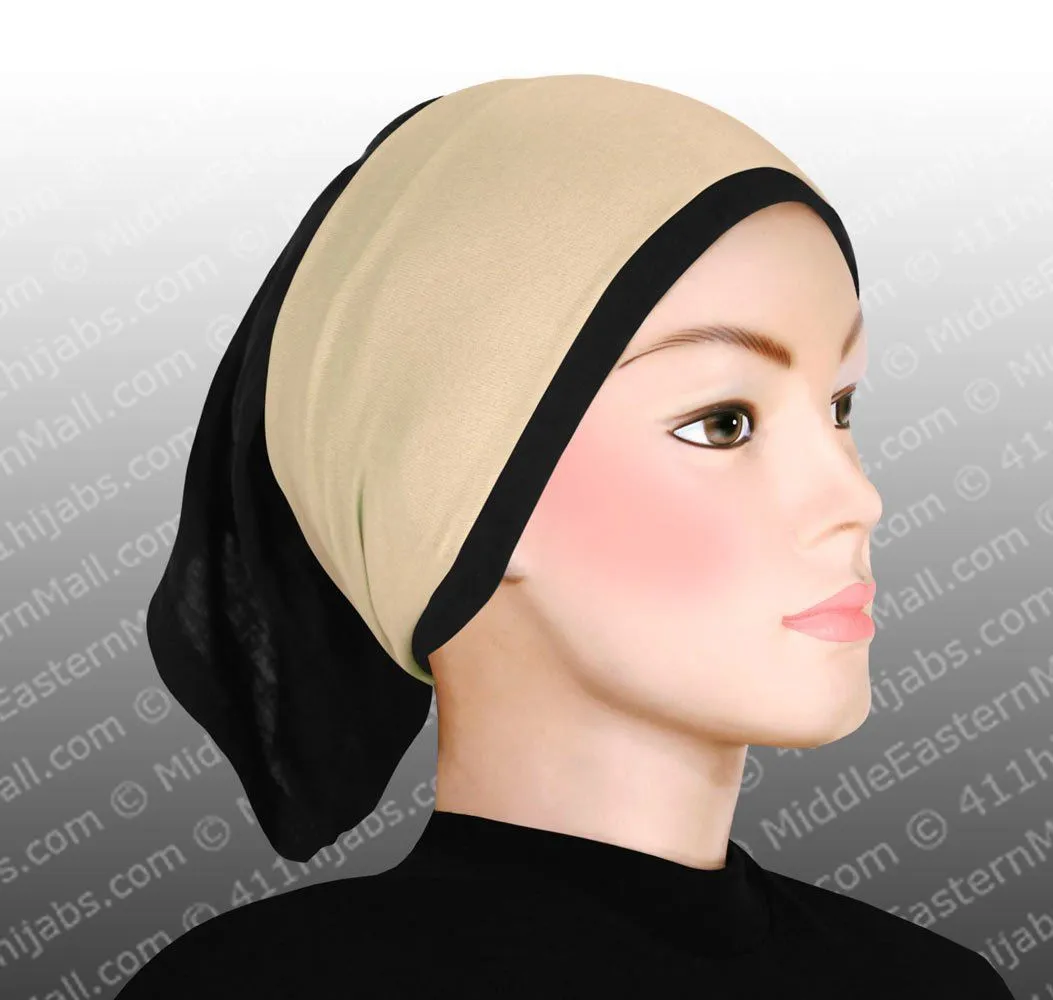 Wholesale SET OF 12  Classic Poly Headbands in 12 Different Colors Black hijab cap is not included CLEARANCE