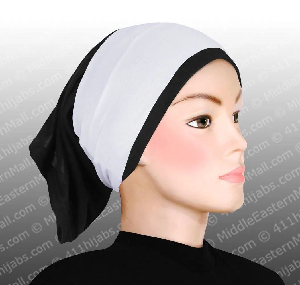 Wholesale SET OF 12  Classic Poly Headbands in 12 Different Colors Black hijab cap is not included CLEARANCE