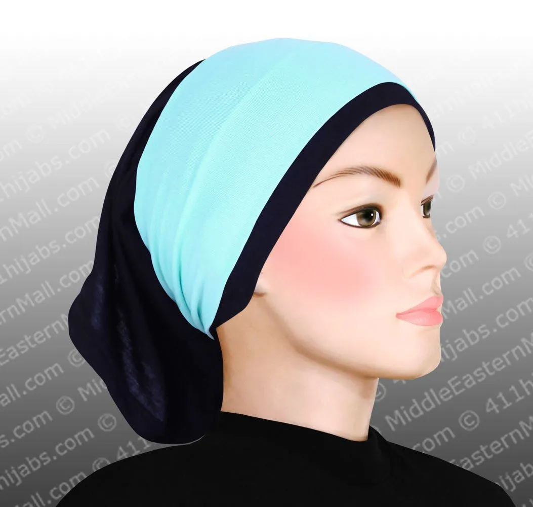 Wholesale SET OF 12  Classic Poly Headbands in 12 Different Colors Black hijab cap is not included CLEARANCE