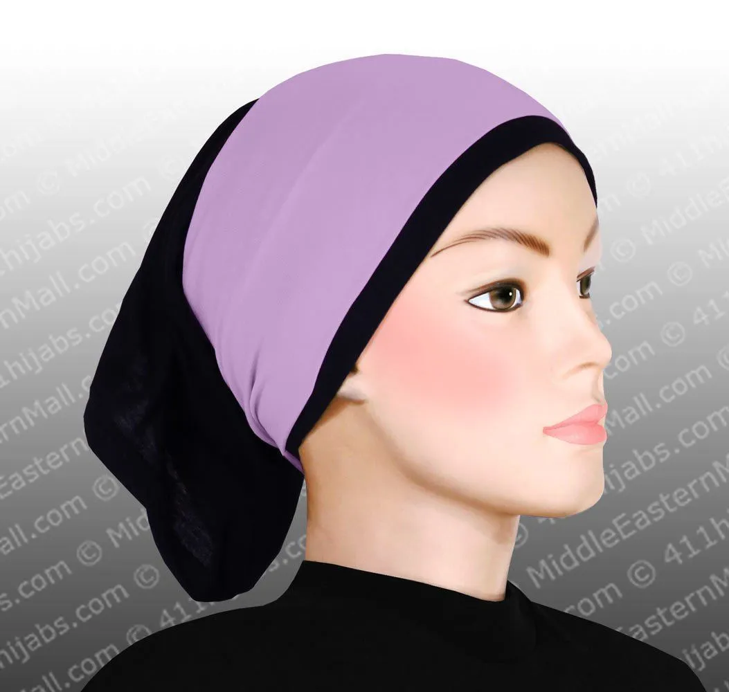 Wholesale SET OF 12  Classic Poly Headbands in 12 Different Colors Black hijab cap is not included CLEARANCE