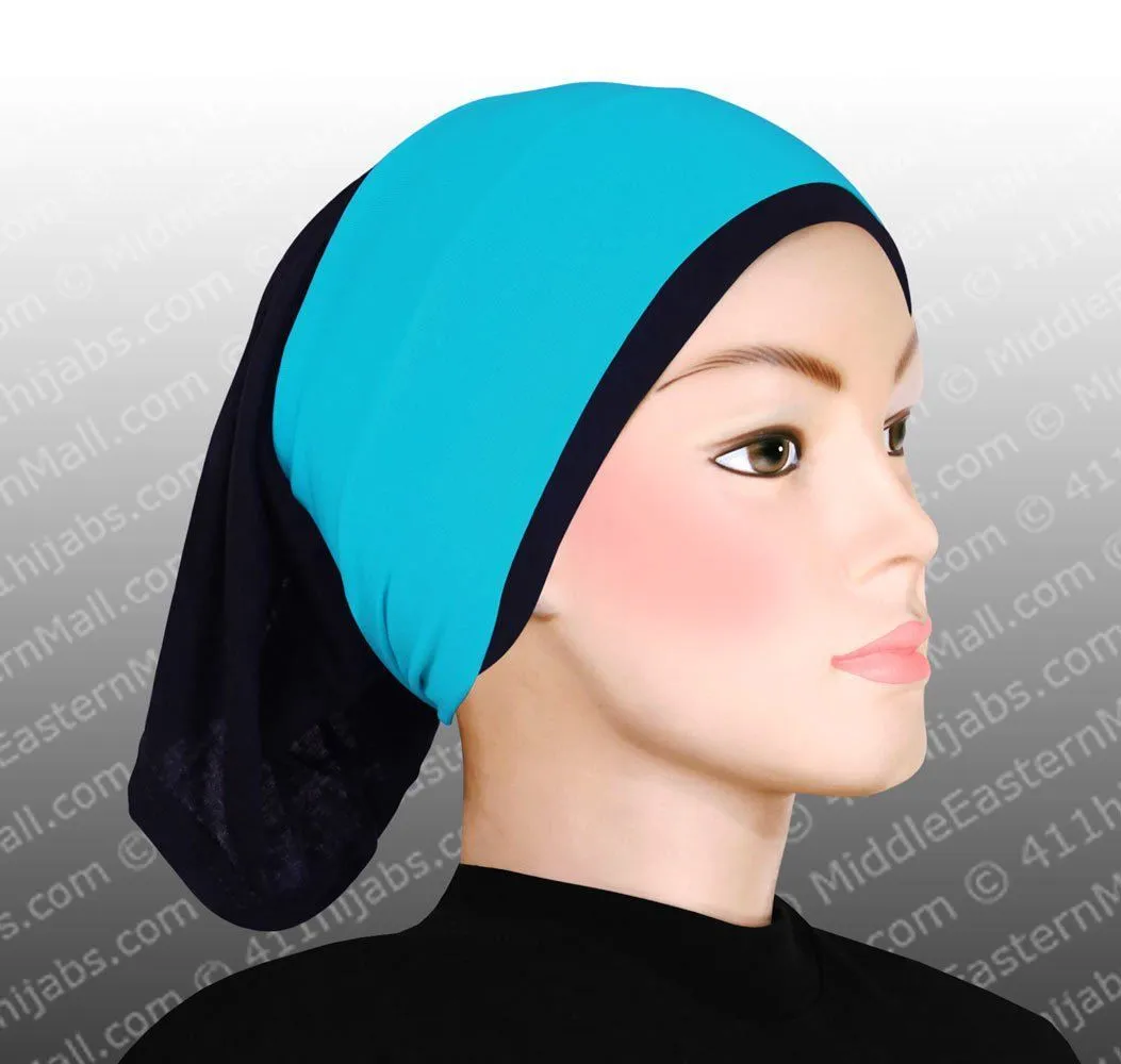 Wholesale SET OF 12  Classic Poly Headbands in 12 Different Colors Black hijab cap is not included CLEARANCE