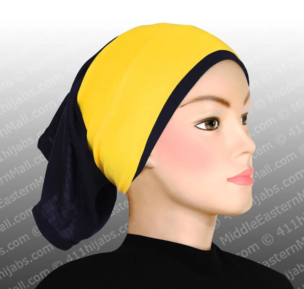 Wholesale SET OF 12  Classic Poly Headbands in 12 Different Colors Black hijab cap is not included CLEARANCE