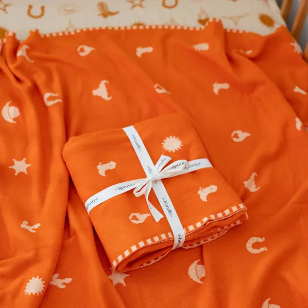 Wild West Blanket - Orange/Peach